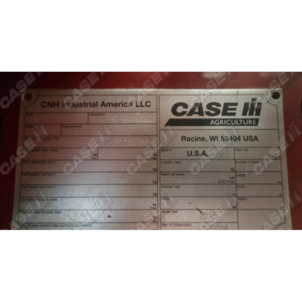 CASE IH 7140 COMBINE WITH HILCO KIT