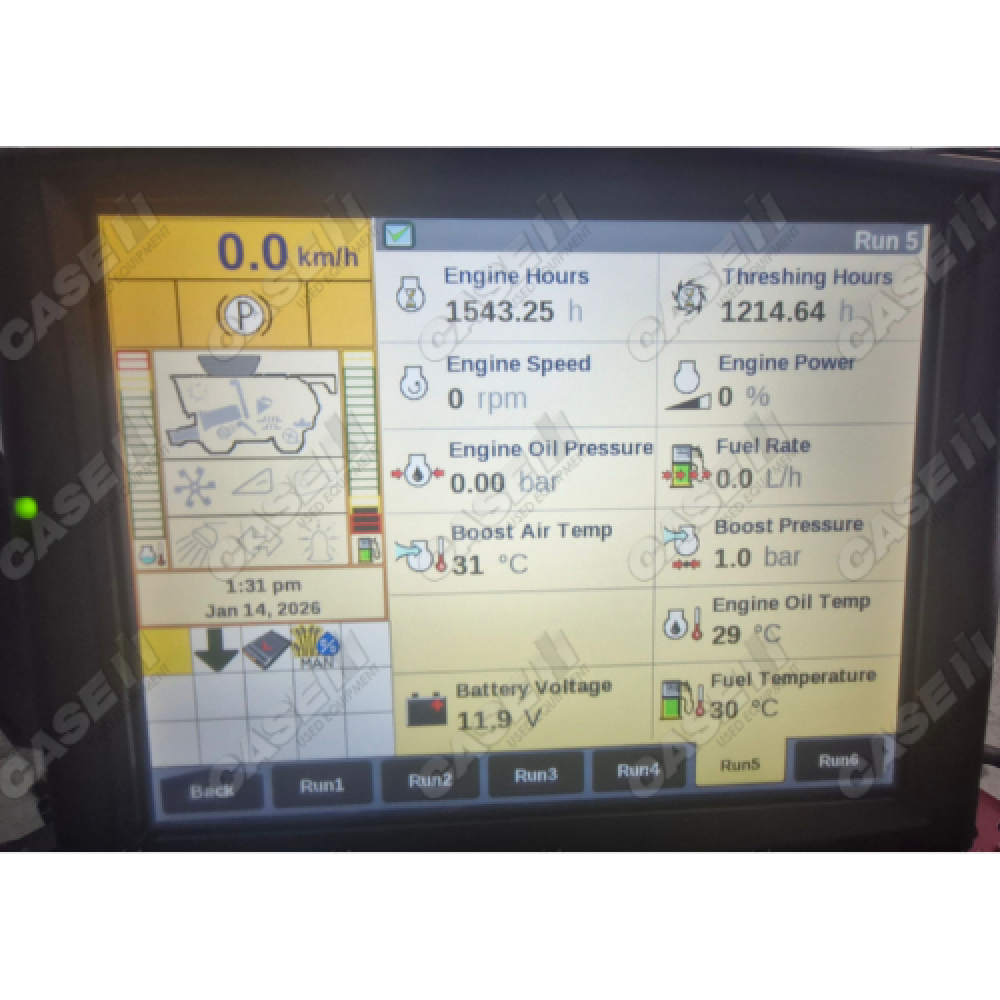 CASE IH 7140 COMBINE WITH HILCO KIT