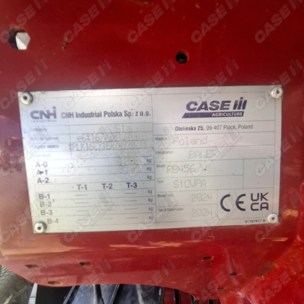 CASE IH RB456 BALER