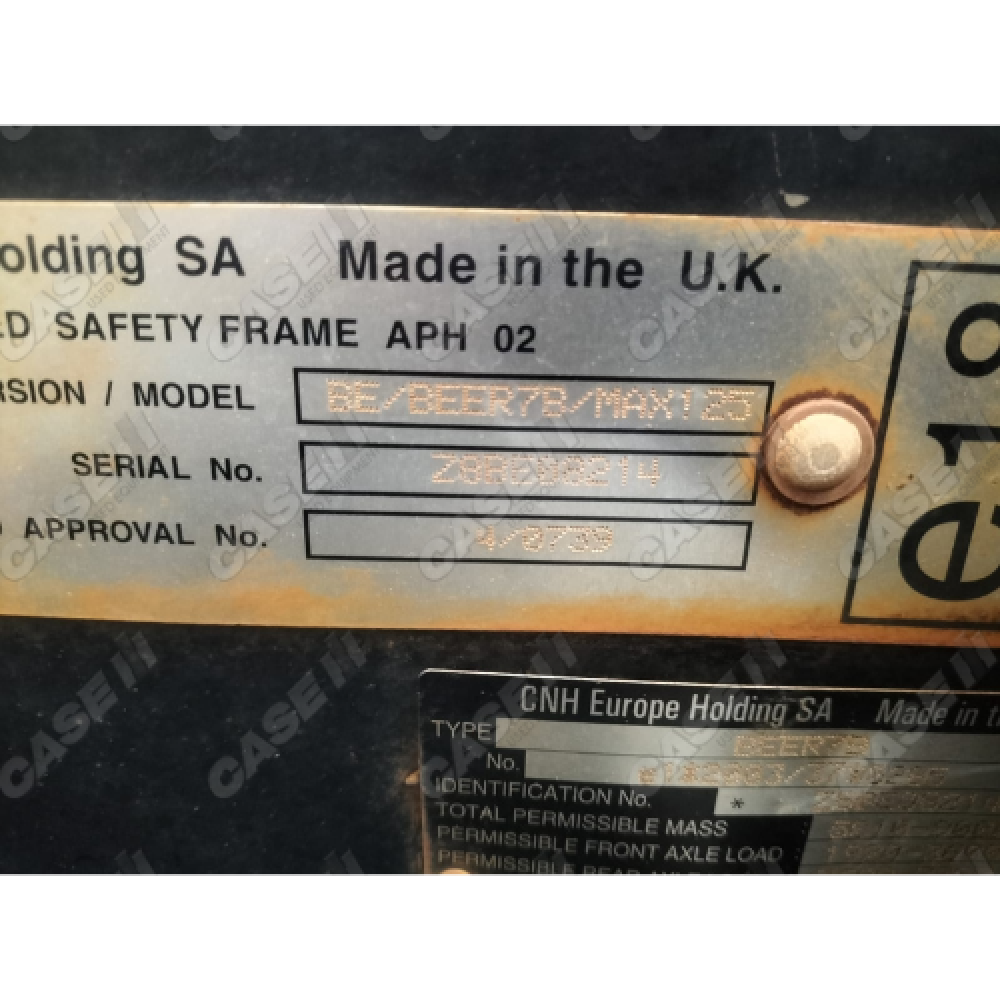 Case IH Maxxum 125 4WD ROPS Tractor